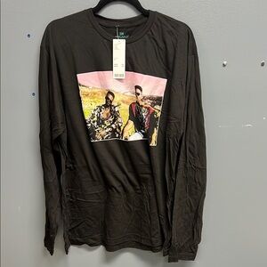 Urban Outfitters Black Graphic The Fresh Prince Long Sleeve Shirt NWT